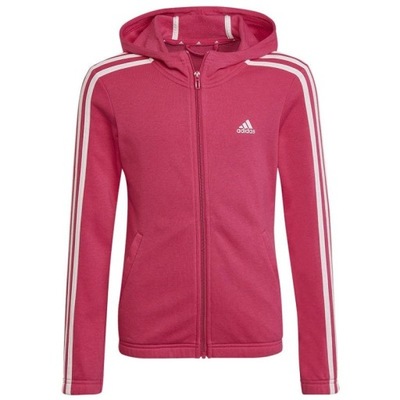 Adidas Bluza adidas Essentials 3S Full-zip Hoodie Jr HM8753 164 cm