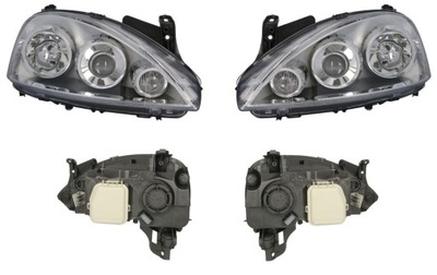 Фара лампа opel corsa combo c 03-10 l+p tyc фото №1