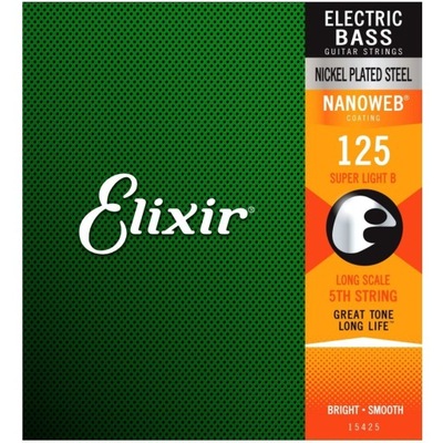 Elixir 15425 NanoWeb 125 struna basowa 5 struna