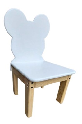 Krzesełko miś drewniane 92-116