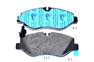 Ashika гальмівні колодки гальмівні nissan cabstar 35.15 06- фото №1