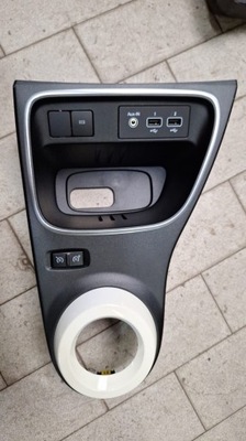 Рамка туннель туннель средний зарядное устройство usb renault twingo iii фото №1