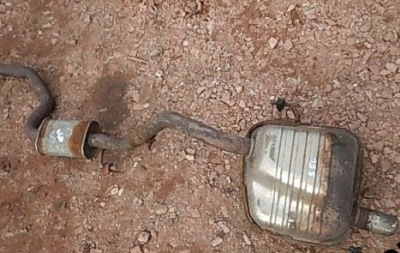 Volvo s80 2.4 бензин гасник вихлоп фото №1