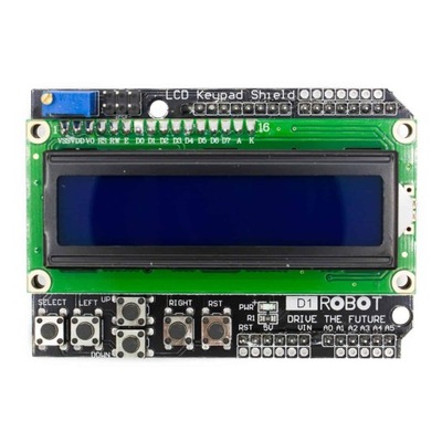 Wyświetlacz LCD Z Klawiaturą 1602 Shield Do Arduino Uno Mega Nucleo