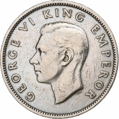 Nowa Zelandia, George VI, Florin, 1947, London, Mi