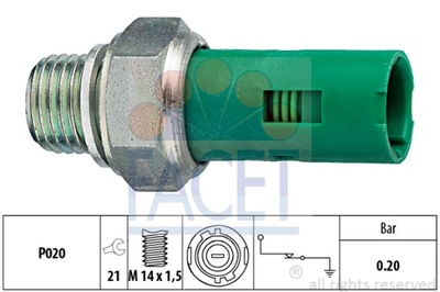 FACET ВЫКЛЮЧАТЕЛЬ ДАВЛЕНИЯ МАСЛА 7.0131 FACET