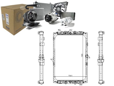 Nissens радіатор wody фото №1