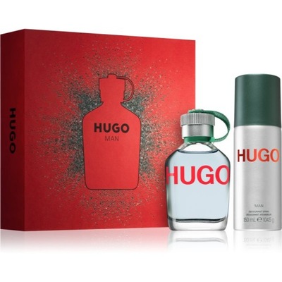 Hugo Boss Man zestaw: woda toaletowa męska 75ml + dezodorant w sprayu 150ml