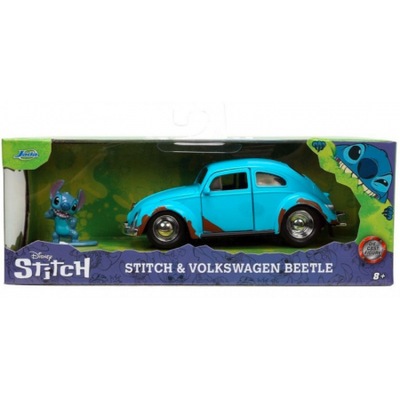 Volkswagen Beetle Stitch z figurką Jada Toys