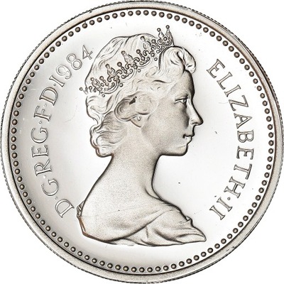 Moneta, Wielka Brytania, Elizabeth II, Pound, 1984