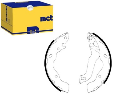 Гальмівні колодки гальмівні hyundai matrix 01-08 metelli фото №1