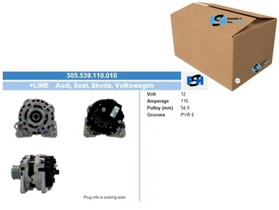 Генератор volkswagen 110a генератор bv psh фото №1
