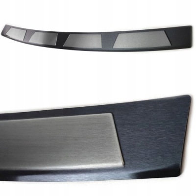 Hyundai santa fe iv 2018- накладка na бампер фото №1