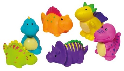 Pomysł na prezent Zabawki do kąpieli Kaczki Goki Zestaw gumowych zabawek