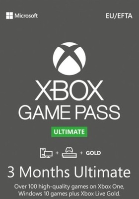 Xbox Game Pass Ultimate - 3 Month Subscription