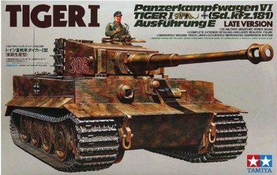 German Tiger I Tank Late Version Tamiya 35146 1:35
