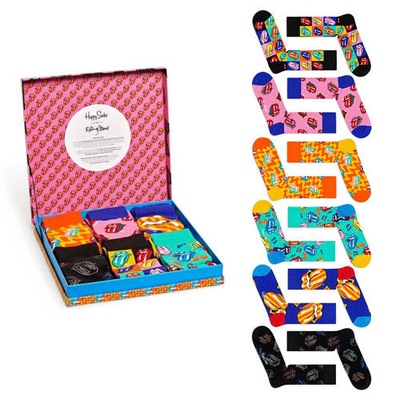 Skarpetki Happy Socks Rolling Stones Giftbox 6 par