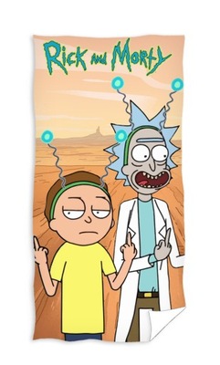 RĘCZNIK RICK I MORTY BAWEŁNA LICENCJA 70x140