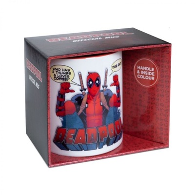 Kubek Marvel Deadpool z kciukami do góry 315 ml