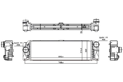 NISSENS ИНТЕРКУЛЕР MERCEDES SPRINTER 3.5-T B907 SPRINTER 3.5-T B907 фото