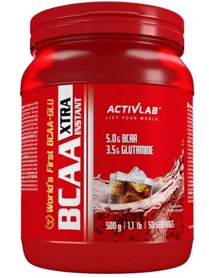 ACTIVLAB BCAA XTRA 500g AMINOKWASY GLUTAMINA AMINO EAA INSTATNT REGENERACJA