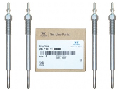 Оригінал 4szt свічка розжарювання hyunday i30 i40 kona tucson sportage t-gdi crdi фото №1