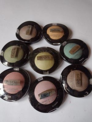 ISADORA GLEAMING EYE SHADOW CIENIE DO POWIEK NR 83,84,85,88,89,95