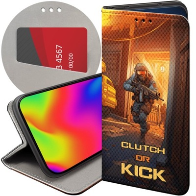 ETUI Z KLAPKĄ DO XIAOMI REDMI 12 4G / 12 5G WZORY CS GO COUNTER-STRIKE CASE