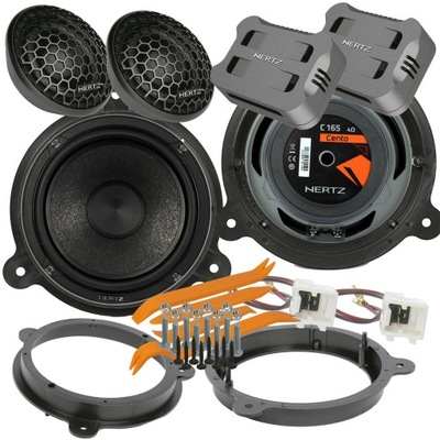 HERTZ ESK CK 165 SPEAKERS RENAULT MEGANE FRONT REAR  