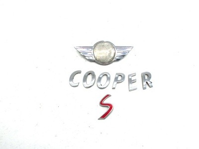 Mini cooper r56 s емблема logo кришки багажника задня комплект 06-13r фото №1