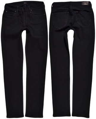 LEE spodnie SLIM navy jeans ELLY _ W27 L31