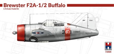 Hobby 2000 72064 1/72 Brewster F2A-1/2 Buffalo