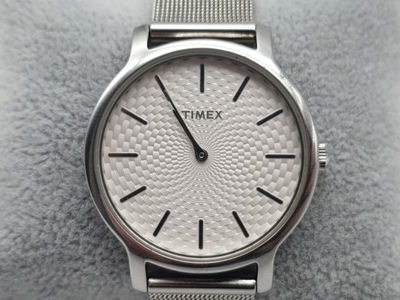 Zegarek damski TIMEX Transcend 36mm TW2R36200 srebrny