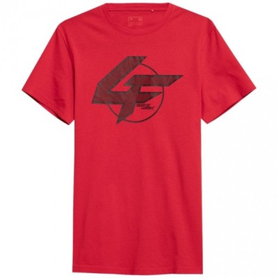 Koszulka męska 4F czerwona H4Z21 TSM022 62S XL