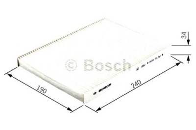 Bosch фильтр салонный honda civic vii хэтчбек 1.4 фото №1