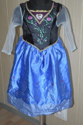 Disney - strój, kostium, suknia Anna Frozen 3-4 lata