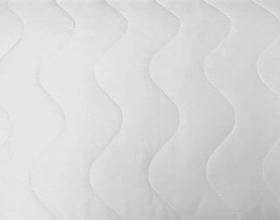 Pokrowiec na materac z mikrofibry Biały 100x190 cm