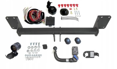 TOW BAR HOLOWNICZY+MODUL13PIN+CZUJNIKI BMW X6 F16 OD14  