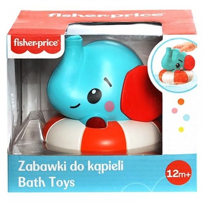 Fisher Price Słonik z bańkami do kąpieli