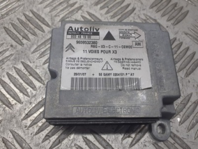 Модуль подушка безопасности citroen c5 ii 9659532380 фото №1