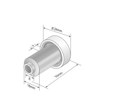 [RD608VBD] ROLLO DE TECHO FI24X9 DL.33MM  