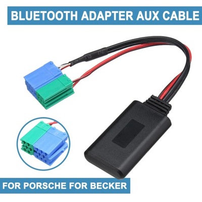 PARA PORSCHE PARA BECKER CAR ADAPTADOR BLUETOOTH AUX EN KABLU PARA AKCESORIOEN ELEK  