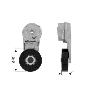 Ролик натягувача ремінь поліклиновий alfa romeo 159 brera spider cadillac b фото №1