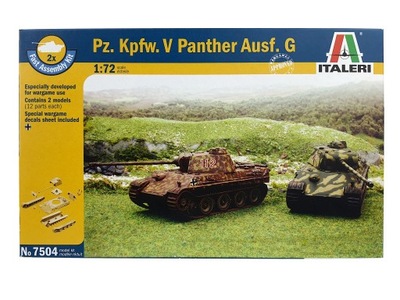 Italeri 7504 1/72 Pz.Kpfw.V Panther Ausf.G