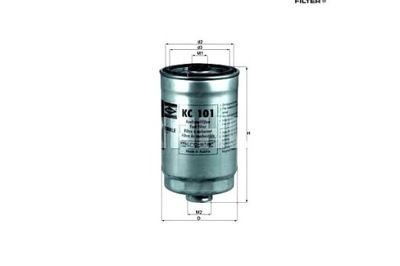 Knecht фильтр топлива hyundai accent ii accent iii g фото №1