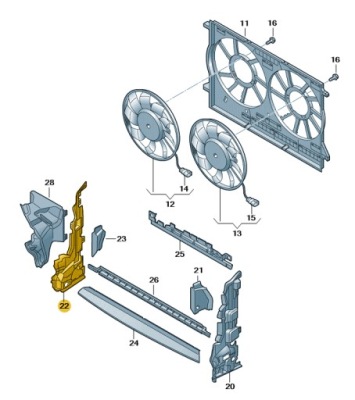Nowe оригінальні audi оригінальний номер повітропровід повітря 8w6121284ad фото №1