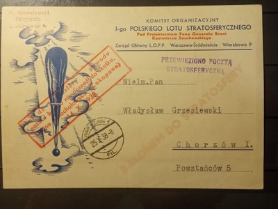 POLSKA Blok 6 1938 karnet stratosfera (4)