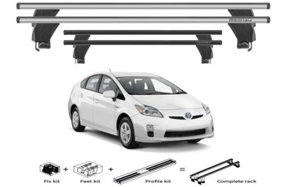 MALETERO DE TECHO ALUMINIO TOYOTA PRIUS 3 (XW30) MODELO DE 2009>2015  