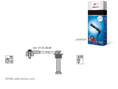 Дроти запалювання janmor 1006348 1006349 zk1880 з фото №1
