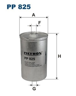 FILTRON PP 825 FILTRO COMBUSTIBLES  